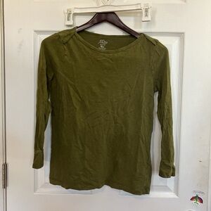 J. Crew Khaki Slub Tee